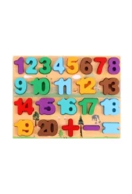 Układanka drewniana Liczby