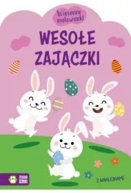 Wiosenne malowanki. Wesołe zajączki
