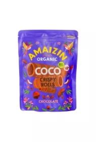 Rollsy - chrupiące rurki kokosowo - czekoladowe