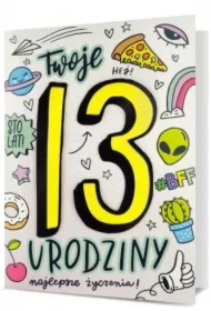 Karnet B6 Urodziny 13 HM200-2459
