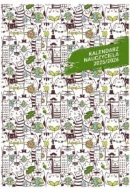 Kalendarz nauczyciela 2025/2026 A5 tygodniowy PCV Koty