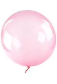 Balon Bubble różowy