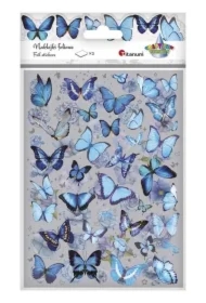 Naklejki foliowe 2 plansze motyle, kwiaty