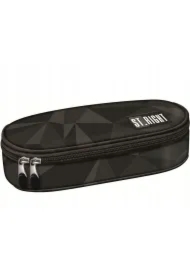 Piórnik saszetka z wewnętrzną klapką Geometr Grey