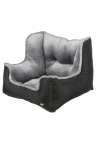 Fotelik samochodowy, czarny/szary, 50 x 40 x 50 cm