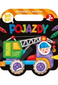 Bip, bip! Pojazdy. Kolorowanka z naklejkami