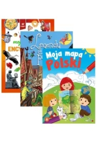Pakiet Mały patriota: Moja pierwsza encyklopedia - Polska, Legendy polskie, Moja mapa Polski