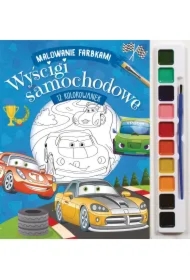 Malowanie farbkami. Wyścigi samochodowe