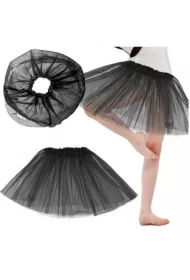 Spódniczka tiulowa tutu kostium strój karnawałowy przebranie czarna