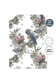 Zeszyt A4 Boho papugi