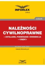 Należności cywilnoprawne &ndash; ustalanie, pobieranie i ewidencja &ndash; część I