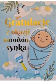 Karnet Narodziny chłopiec