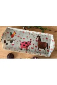 Taca kuchenna średnia Zwierzęta na farmie