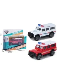 Radiowóz metalowy z napędem MIX