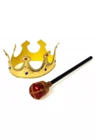 Korona z berłem 41x14x6cm