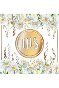 Karnet KW Komunia. Stokrotki IHS