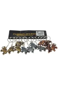 Brelok słoń metalowy (12 szt)