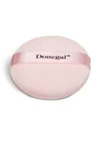 Puszek do pudru z tasiemką