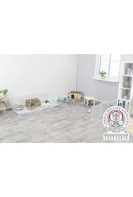 Zestaw rozszerzający do 62460, biały, metal, 35 x 35 cm, 4 panele