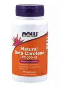 Beta Karoten natural 25000 IU + witamina E Suplement diety