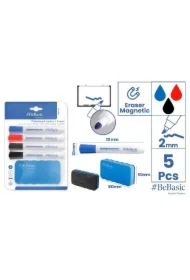 Marker do tablic 4 szt z gąbką