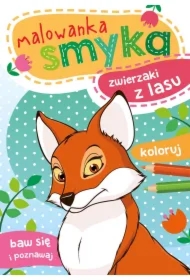 Malowanka smyka. Zwierzaki z lasu