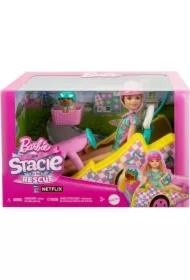 Barbie. Gokart Stacie pojazd filmowy i lalka HRM08