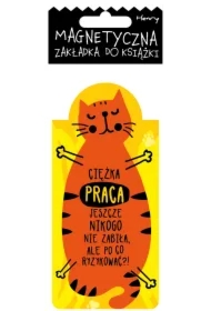 Zakładka magnetyczna Kot praca