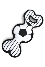 Zabawka pluszowa dla psa, piłka nożna, z dźwiękiem 33.5 x 15cm