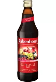 Sok wieloowocowy (czerwony) multiwitamina 11 plus 11 nfc