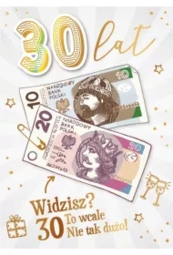 Karnet Urodziny 30