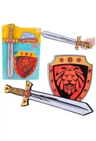 Zestaw rycerski tarcza miecz piankowe 2el