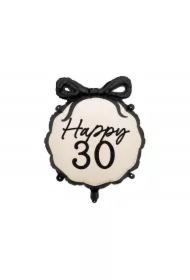 Balon foliowy pastylka Happy 30 47,5x45cm