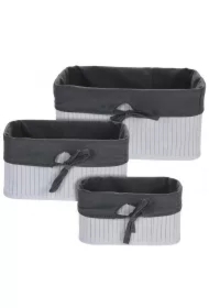 Zestaw koszy bambusowych