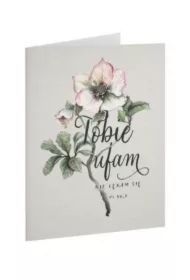 Kartka składana - Tobie ufam - Kwiat