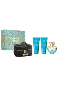 Zestaw Woda toaletowa Dylan Turquoise + Żel pod prysznic + Żel pod prysznic + Kosmetyczka