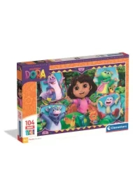 Puzzle 104 el. Maxi SuperColor. Dora