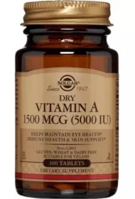 Dry Vitamin A 5000 IU 1500 mcg Suplement diety