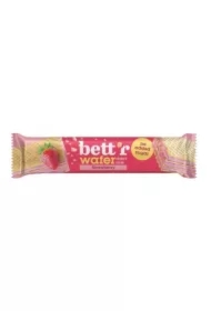 Wafelek z kremem orzechowo-truskawkowym