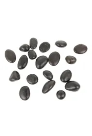 Kamienie polerowane Black Pebble 10-20 mm do akwarium terrarium