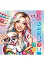 Kolorowanka z naklejkami 200x200 Zwierzęcy przyjac