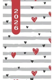 Kalendarz 2026 Kieszonkowy Silver mix