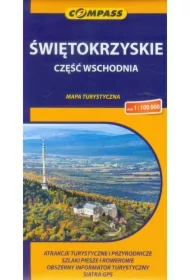 Mapa turystyczna Świętokrzyskie. Część wschodnia 1:100 000