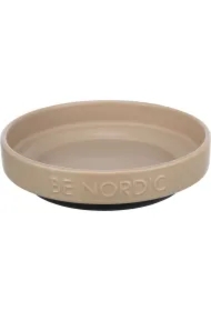 Be Nordic, miska, dla kota, taupe, ceramika/guma, o 16 cm