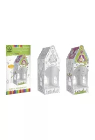 Kolorowanka składana MINI 32 cm, "Domek ul. Marchewkowe Pole 3"