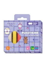 Plastelina okrągła Yummy Yum - Kapibara, 6 kolorów