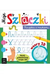 Moje szlaczki. Książka z rowkami. Wzory 3D