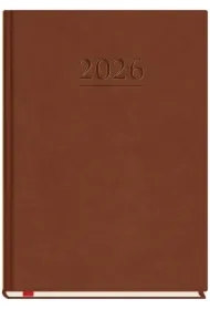 Terminarz Popularny 2025 ciemny brąz