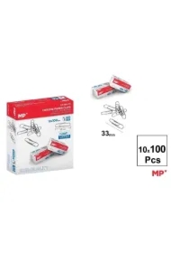 Spinacz srebrny 33mm 10x100szt