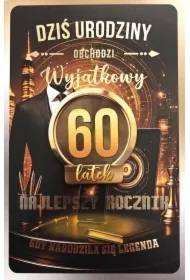 Karnet z wymiennymi rocznikami 60 męska